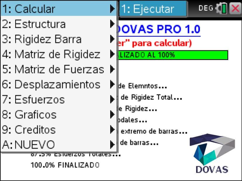 DOVAS Pro 2.6 — captura 6
